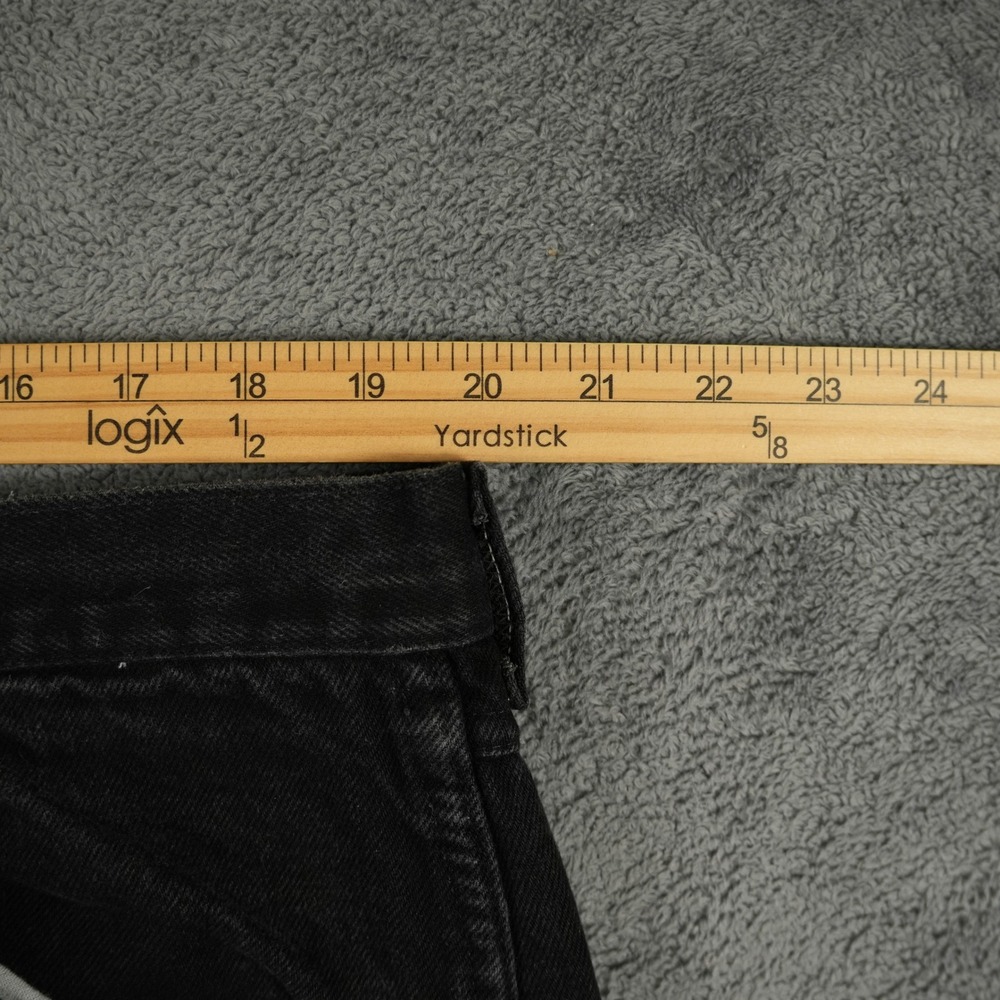 Vintage Wrangler Jeans Mens 40x29 Black Straight Leg Denim Made in USA Y2K - Picture 7 of 9